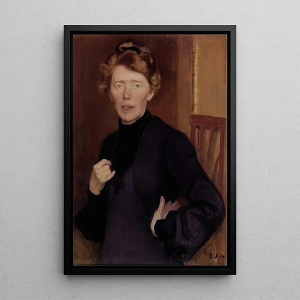 Reproduction of the painting Portrait of Tekla Hultin - Eero Järnefelt