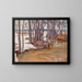 Spring Flooding Painting at Tuusulanjärvi - Eero Järnefelt — framed artwork on a wall