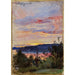 Reproduction of the painting Sunset - Eero Järnefelt