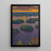 Sunset on a Lake - Eero Järnefelt — framed artwork on a wall