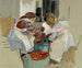 Two Girls Dyeing Fabric - Eero Järnefelt — artwork view