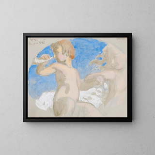 Untitled Painting - Eero Järnefelt — framed artwork on a wall