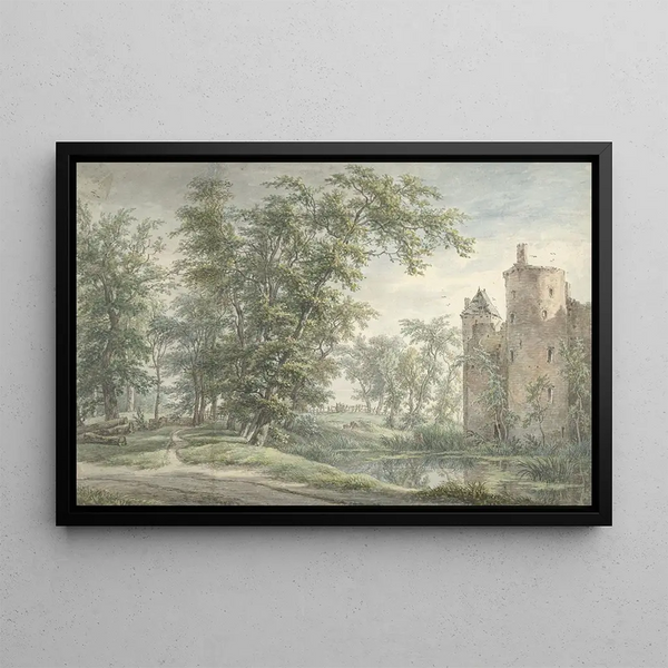 Rune of the House Painting by De Haer - Egbert van Drielst — framed artwork on a wall