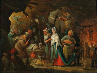La Tentation de saint Antoine - Egbert van Heemskerck le Jeune — artwork view