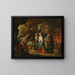 La Tentation de saint Antoine - Egbert van Heemskerck le Jeune — framed artwork on a wall