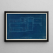 the Second Floor Plan, Fine Arts Gallery, Yale University - Egerton Swartwout — framed artwork on a wall