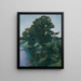 Trees by the Water's Edge - Egge Sturm-Skrla — framed artwork on a wall