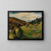 Prairie at Dreimarkstein in Sievering - Egge Sturm-Skrla — framed artwork on a wall