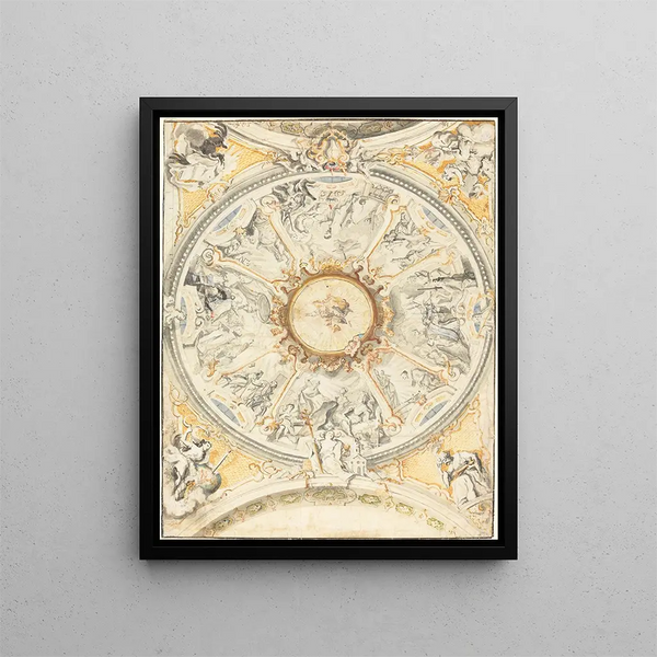 La vie d'Ignace de Loyola - Egid Quirin Asam — framed artwork on a wall