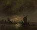 Night View Painting - Egide Linnig — artwork view