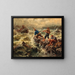 The Rescue of the Shipwrecked - Egide Linnig — framed artwork on a wall