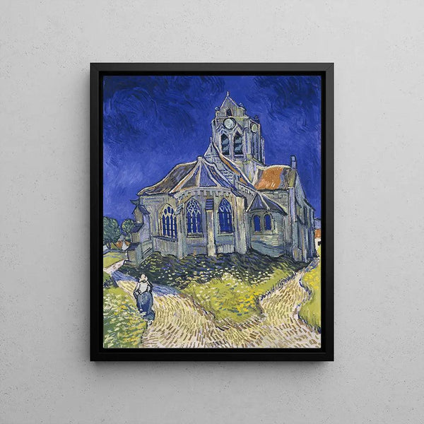 Reproduction of the painting Church in Auvers-sur-Oise - Vincent Van Gogh