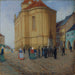 Church in Auscha - Emil Orlik — artwork view