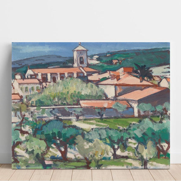 Reproduction of the painting Church in Cassis - Samuel John Peploe