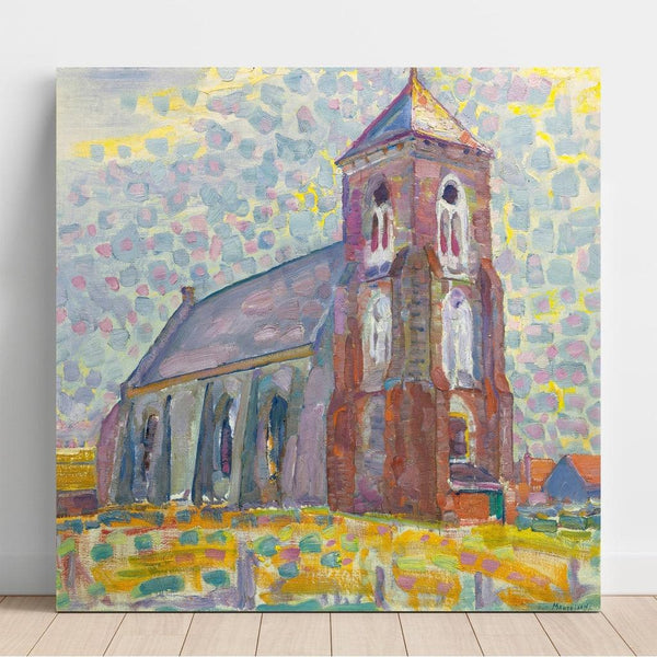Reproduction of the painting Church in Zoutelande - Piet Mondrian
