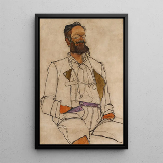 Reproduction of the painting Portrait of a man Carl Reininghaus - Egon Schiele