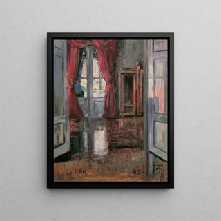 View of Léopold and Marie Czihaczek's apartment - Egon Schiele — framed artwork on a wall