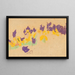 Flowers in the garden of Krumau Castle - Egon Schiele — framed artwork on a wall