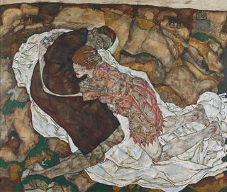 La Mort et la jeune fille - Egon Schiele — artwork view