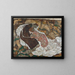 La Mort et la jeune fille - Egon Schiele — framed artwork on a wall