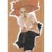 Reproduction of the painting The Shy One - Egon Schiele
