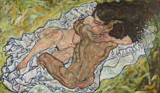 L'Étreinte - Egon Schiele — artwork view