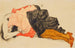 Woman hiding her face - Egon Schiele — artwork view