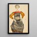 Reproduction of the painting Woman with Black Apron - Egon Schiele