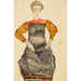 Reproduction of the painting Woman with Black Apron - Egon Schiele
