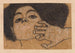 Head of a Woman - Egon Schiele — artwork view