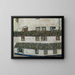 House Wall Window Painting - Egon Schiele — framed artwork on a wall