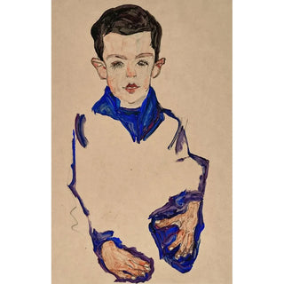 Reproduction of the painting Portrait of Boy Herbert Reiner - Egon Schiele