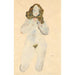 Nude female kneeling - Egon Schiele — artwork view