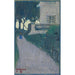 Reproduction of the painting Landscape with house, trees and female figure - Egon Schiele