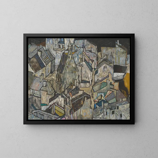 Mdling II - Egon Schiele — framed artwork on a wall