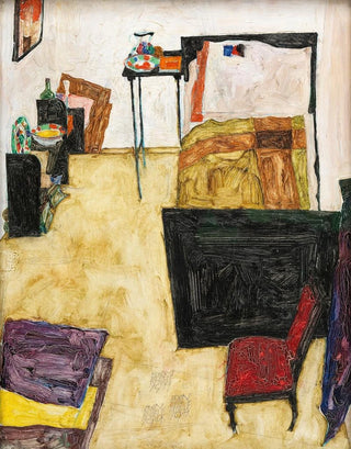 my living room The artist's bedroom in Neulengbach - Egon Schiele — artwork view