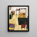 my living room The artist's bedroom in Neulengbach - Egon Schiele — framed artwork on a wall