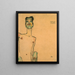 Mime van Osen - Egon Schiele — framed artwork on a wall