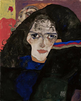 Woman in Mourning - Egon Schiele — artwork view