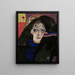 Woman in Mourning - Egon Schiele — framed artwork on a wall