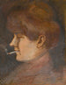 Portrait of Bertha von Wiktorin - Egon Schiele — artwork view