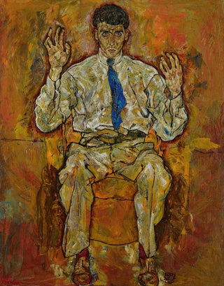 Portrait of Paris von Gütersloh 1887-1973 - Egon Schiele — artwork view