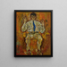 Portrait of Paris von Gütersloh 1887-1973 - Egon Schiele — framed artwork on a wall