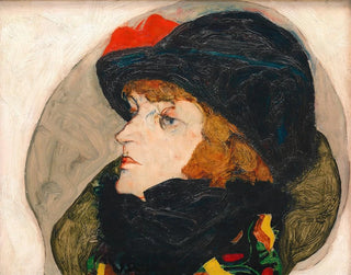 Portrait of Ida Roessler - Egon Schiele — artwork view