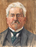 Portrait Painting of Léopold Czihaczek - Egon Schiele — artwork view