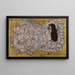 a reclining woman - Egon Schiele — framed artwork on a wall