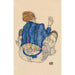 Femme assise vue de dos - Egon Schiele — artwork view
