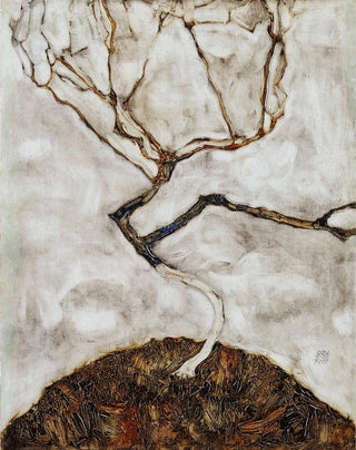 Small Tree at the End of Autumn - Egon Schiele — artwork view