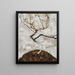Small Tree at the End of Autumn - Egon Schiele — framed artwork on a wall