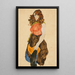 Reproduction of the painting Woman standing prostitute - Egon Schiele